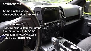 F150 Stereo Upgrade  Kenwood DMX908S [upl. by Cramer]