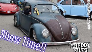 My ‘51 Splitwindow Bug at Ninove Freddy FilesOver 700 VW’s [upl. by Corvese426]