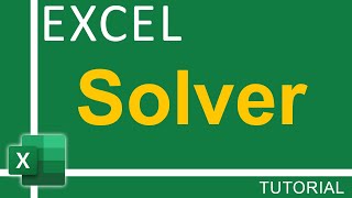 Excel Solver Tutorial  Lessons for Everyone [upl. by Enilarak907]