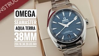 Omega Seamaster Aqua Terra 150m Master Chronometer 38mm 22010382003001 [upl. by Alet705]