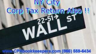 Filing NY Corporation Tax Return [upl. by Katleen884]