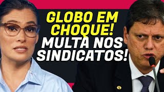 Tarcísio da um show de argumentações lógicas e faz a Globo e esquerda perder o rumo com greves hoje [upl. by Leseil]