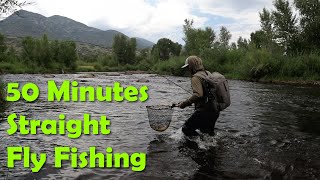 50 Minutes of Uncut Fly Fishing on the Middle Provo [upl. by Anaigroeg]