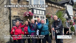 Kinder Scout Skyline challenge walk Peak District [upl. by Selina]