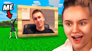 I Surprised Talia Mar With Miniminter On Minecraft SMP [upl. by Francoise467]