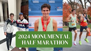 2024 Indianapolis Monumental Half Marathon  Debut [upl. by Ahsekar]