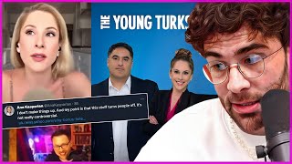 HasanAbi Reacts to TYT Drama Surrounding Ana Kasparian [upl. by Htur]