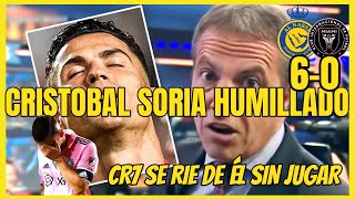 LA HUMILLACION DE CR7 A CRISTOBAL SORIA Y LOS LLOROS POR MESSI [upl. by Cammy558]