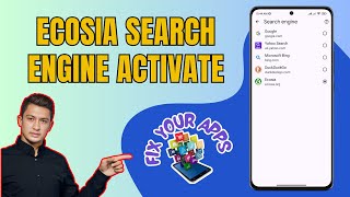 How to Activate the Ecosia Search Engine on the Chrome Browser [upl. by Noeruat]