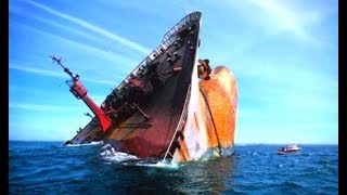 Top 10 Fast sinking ships at sea [upl. by Lalla]