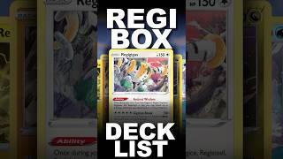 ATTACH FOUR ENERGIES IN ONE TURN Regi Box Deck Profile pokemontcg [upl. by Stoops949]