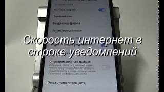 Отображение скорости Мобильного интернет в строке уведомления Xiaomi [upl. by Sipple310]