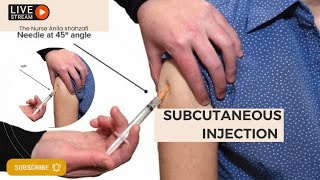 Subcutaneous injection A guide for nurse  the nurse anila shahzadi [upl. by Ahsillek27]