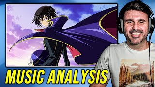 MUSIC DIRECTOR REACTS  Code Geass OP FULL [upl. by Polky]