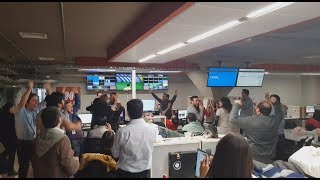 4K CNN Chile en el momento en que quotLa Rojaquot elimina a Portugal de Copa Confederaciones [upl. by Sami148]