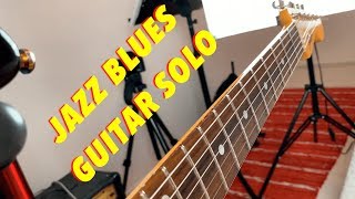 Guitar Improvisation  Jazz Blues Progression In Ab wtabs [upl. by Heiney]