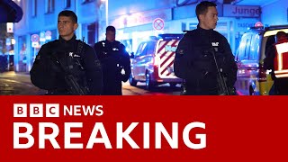 Several killed in knife attack in Solingen Germany  BBC News [upl. by Kora]