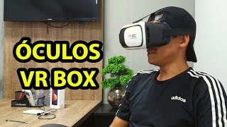 Óculos VR box  Realidade Virtual  Como usar [upl. by Wilbur]