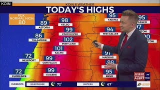 Summer heat continues around Portland Friday [upl. by Eikkin318]