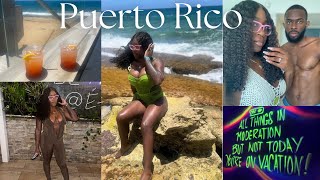 PUERTO RICO VLOG Partying Adult Only Hotel Viral Food Spots Beach amp More [upl. by Yotal811]