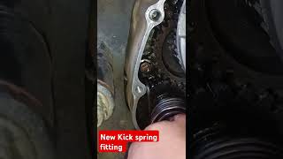 New kick spring fitting on honda bike [upl. by Durrett]