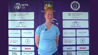 Alison Van Uytvanck postmatch interview [upl. by Adnohryt]