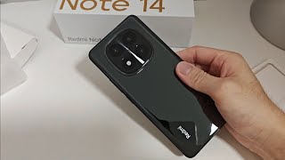 Redmi Note 14 Pro Plus BLACK colour unboxing [upl. by Pfosi242]