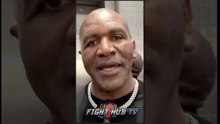 Evander Holyfield REACTS To Mike Tyson vs Jake Paul Fight [upl. by Nitza]