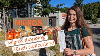 Switzerland Grocery shopping in Migros [upl. by Selry490]