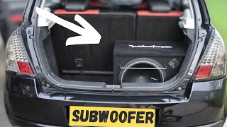 SUBWOOFER EN VERSTERKER INSTALLEREN IN MIJN AUTO  Daveys Werkplaats [upl. by Beaumont]