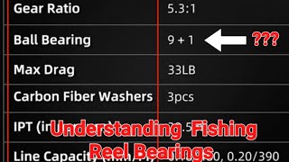 Fishing Reel Bearing Counts Explained 10 1 3 1 etc [upl. by Nivan]