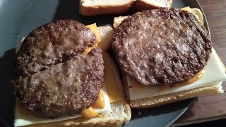 Hamburger in power air fryer oven [upl. by Ymerej]