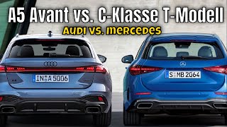 2024 Audi A5 Avant vs 2021 Mercedes CKlasse TModell Wer gewinnt [upl. by Barra166]