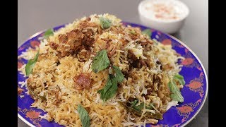 Hyderabadi Dum Gosht Biryani  Sanjeev Kapoor Khazana [upl. by Aneled]