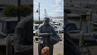 🇳🇱 Statue Volendam Netherlands TravelwithHugoF statue volendam netherlands [upl. by Adiasteb]