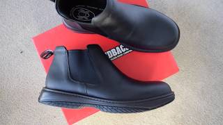 Redback Chefs RRBN Retro Black Nappa Leather boots [upl. by Leann]