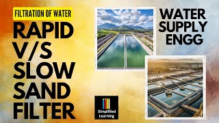 Rapid Sand Filter VS Slow Sand Filter  All you need to know about these filters  Water Treatment [upl. by Dianthe]