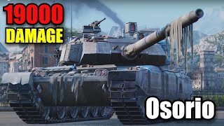 Engesa EET1 Osorio P2 19000 Damage World of Tanks Console [upl. by Maghutte]