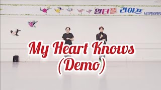 My Heart KnowsDemo 마이 하트 노우즈 Absolute Beginner secretlinedance  코스카 광주 [upl. by Atterys]