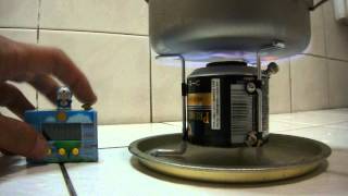 DIY  ChimneyJet Alcohol Stove made by UCC can  II [upl. by Halilak]