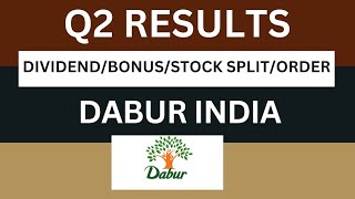 Dabur india Q2 Results 2025  Dabur india Results Today  Dabur india Share Latest News [upl. by Silrak]