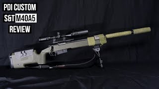 PDI Custom SampT M40a5 Airsoft Sniper Review Best Budget Sniper [upl. by Seale]