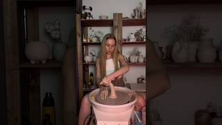 pottery potterygirl ceramic relaxing clay asmr shorts [upl. by Pfister71]