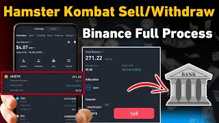 Hamster Kombat Sell Kaise Kare Binance  Hamster Kombat Withdrawal Binance  Hamster Kombat [upl. by Jenda]