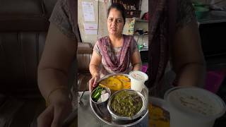 Sarso da saag or makke ki Roti💦😍🥵 streetfood ytshorts trendingshorts streetfood share [upl. by Anyt]