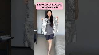 ĐÔI BOOTS LẤP LA LẤP LÁNH fashion stylish shorts [upl. by Letniuq571]