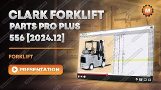 Testing New CLARK FORKLIFT PARTS PRO PLUS 556 202412 [upl. by Yonah]