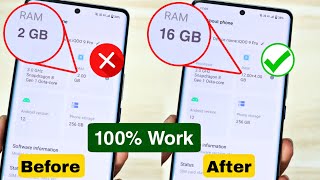 Add 16 GB Extra RAM in Any Phone Without Root 2024 New Trick  BGMI Lag Fix  Phone Hang fix [upl. by Audres]