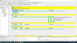 Semplice programma ladder per PLC Omron avviamento stella triangolo in ladder [upl. by Gnoh]