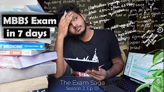 Exam Saga Ep1  Unstoppable  Studying 80 Hours for My MBBS Exams 🔥  Anuj Pachhel [upl. by Dlaniger902]